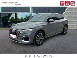 Gris quantum Utilisé 2022 Audi Q5 Sportback S-Line SUV | 44 490 € (Prix juste)