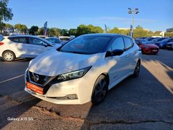 Blanc lunaire+toit+rétros noir Utilisé 2020 Nissan Leaf Tekna Citadine | 12 800 € (Prix juste)