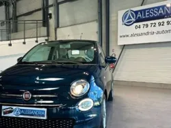 Bleu Utilisé 2020 Fiat 500 Lounge Citadine | 10 990 € (Prix juste)