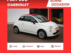 Blanc Utilisé 2012 Fiat 500C Cabriolet | 5 490 € (Prix juste)