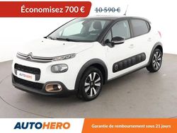 Blanc Utilisé 2019 Citroën C3 Origins Citadine | 9 590 € (Prix juste)