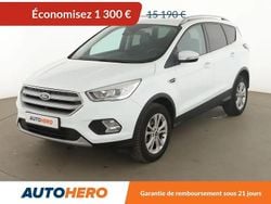 Blanc Utilisé 2017 Ford Kuga Titanium SUV | 13 890 € (Prix juste)