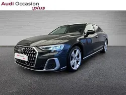 Noir mythe métallisé Utilisé 2022 Audi A8 Premium Berline | 73 590 € (Prix assez cher)
