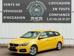 Jaune Utilisé 2019 Peugeot 308 Active Break | 10 490 € (Bon prix)