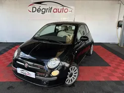 Noir Utilisé 2015 Fiat 500 Lounge Citadine | 6 990 € (Prix juste)