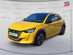 Jaune Utilisé 2021 Peugeot e-208 GT Citadine | 15 999 € (Prix juste)