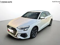 Blanc ibis Utilisé 2024 Audi A3 Sportback e-tron S-Line Berline | 38 990 € (Prix assez cher)