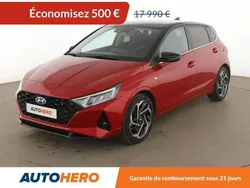 Rouge Utilisé 2020 Hyundai i20 Citadine | 17 490 € (Prix juste)