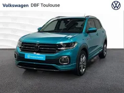 Bleu Utilisé 2022 VW T-Cross R-line SUV | 23 489 € (Prix juste)