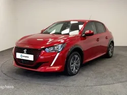 Rouge Utilisé 2021 Peugeot e-208 Allure Citadine | 15 999 € (Prix juste)