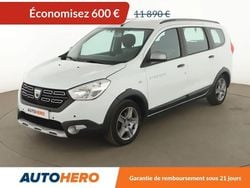 Blanc Utilisé 2018 Dacia Lodgy Stepway Monospace | 11 290 € (Bon prix)
