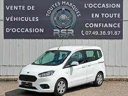 Blanc Utilisé 2021 Ford Tourneo Courier Titanium Monospace | 13 990 € (Prix juste)