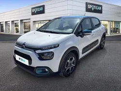 Blanc banquise (o) bleu emeraude Utilisé 2022 Citroën C3 PureTech Citadine | 10 999 € (Prix juste)