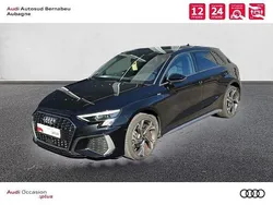 Noir mythe métallisé Utilisé 2024 Audi A3 S-Line | 33 890 € (Prix assez cher)