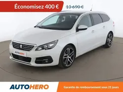 Blanc Utilisé 2018 Peugeot 308 Allure Break | 12 990 € (Prix juste)