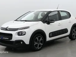 Blanc Utilisé 2019 Citroën C3 PureTech Citadine | 9 999 € (Bon prix)