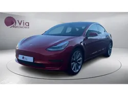 Rouge Utilisé 2019 Tesla Model 3 Long Range Berline | 22 990 € (Prix juste)