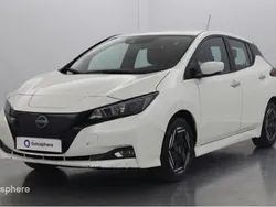 Blanc lunaire métallisé Utilisé 2022 Nissan Leaf Acenta Citadine | 13 999 € (Bon prix)