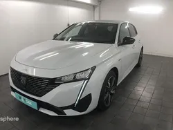 Blanc okénite (m) Utilisé 2023 Peugeot 308 Allure Berline | 26 990 € (Prix juste)