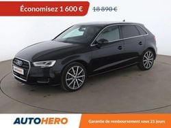 Noir Utilisé 2017 Audi A3 Sportback Design Berline | 17 290 € (Prix juste)