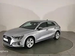 Argent fleuret métallisé Utilisé 2024 Audi A3 Sportback e-tron Design Berline | 38 590 € (Prix assez cher)