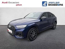 Bleu navarre métallisé Occasion 2023 Audi Q5 Sportback S-Line SUV | 53 690 € (Prix assez cher)