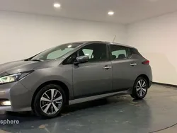Gris Utilisé 2021 Nissan Leaf Acenta Citadine | 12 899 € (Prix juste)