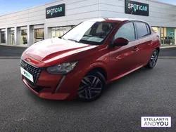 Rouge Utilisé 2020 Peugeot 208 Allure Citadine | 10 990 € (Prix juste)