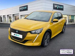 Jaune Utilisé 2020 Peugeot e-208 Allure Citadine | 14 490 € (Prix juste)