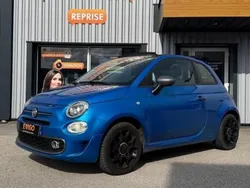 Bleu Utilisé 2017 Fiat 500 S Cabriolet | 10 990 € (Prix juste)