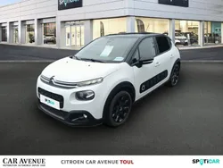 Blanc banquise noir onyx Utilisé 2018 Citroën C3 PureTech Citadine | 8 990 € (Bon prix)