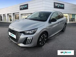Gris Utilisé 2024 Peugeot 208 Allure Citadine | 14 999 € (Prix juste)