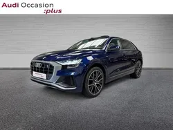 Bleu navarre métallisé Utilisé 2019 Audi Q8 S-Line SUV | 63 900 € (Prix assez cher)