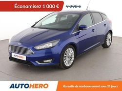 Bleu Occasion 2014 Ford Focus Titanium Berline | 8 290 € (Prix assez cher)
