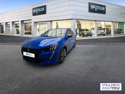 Bleu Utilisé 2021 Peugeot e-208 GT Citadine | 15 590 € (Prix juste)