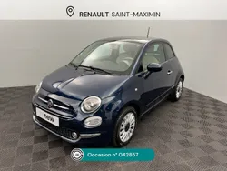 Bleu Utilisé 2018 Fiat 500C Lounge Cabriolet | 12 990 € (Prix juste)
