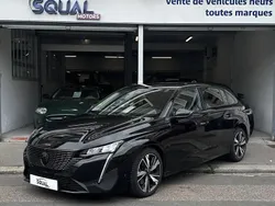 Noir Utilisé 2022 Peugeot 308 Allure Berline | 18 900 € (Prix juste)