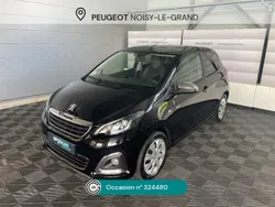 Noir Utilisé 2021 Peugeot 108 Style Citadine | 10 450 € (Prix juste)