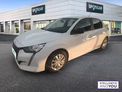 Blanc Utilisé 2022 Peugeot 208 Active Citadine | 11 890 € (Prix juste)