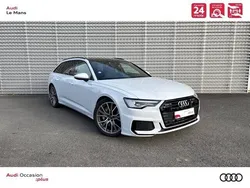 Blanc glacier métallisé Utilisé 2023 Audi A6 S-Line Break | 56 890 € (Prix cher)