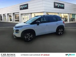 Blanc banquise (o) + noir perla nera Utilisé 2021 Citroën C3 Aircross PureTech SUV | 13 797 € (Prix juste)