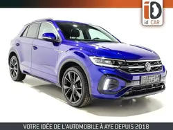 Bleu Utilisé 2023 VW T-Roc R-line SUV | 30 990 € (Prix juste)