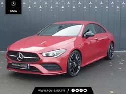 Rouge foncé Utilisé 2022 Mercedes 180 AMG line Berline | 32 900 €