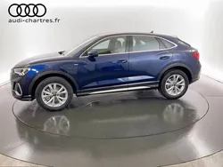 Bleu navarre métallisé Utilisé 2024 Audi Q3 Sportback S-Line SUV | 47 990 € (Prix juste)