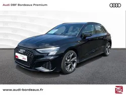 Noir Utilisé 2021 Audi A3 Sportback S-Line Berline | 29 990 € (Prix assez cher)