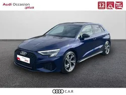 Bleu Utilisé 2021 Audi A3 Sportback S-Line Berline | 28 900 € (Prix assez cher)