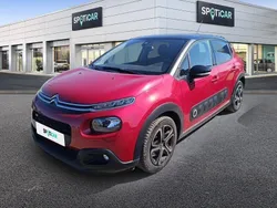 Rouge rubi noir onyx Utilisé 2017 Citroën C3 PureTech Citadine | 8 489 € (Prix assez cher)