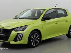 Jaune Utilisé 2024 Peugeot 208 Active Citadine | 15 999 € (Prix juste)