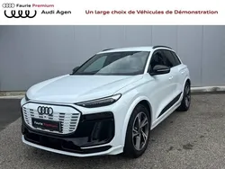 Blanc glacier métallisé Utilisé 2025 Audi Q6 e-tron S-Line SUV | 72 990 € (Prix juste)