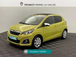 Vert Utilisé 2018 Peugeot 108 Style Citadine | 8 980 € (Prix juste)